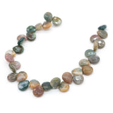 Fluorite/Malachite/Agate Drop-shaped Bead Jewelry Making DIY
