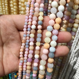 Natural Stone Beads 4 6 8mm Bracelet DIY Making