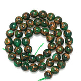 Green Colored Cloisonne Beads 6/8/10mm For DIY Bracelet Necklace HK130