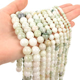 Grass Jade Round Spacer Beads for Jewelry Making DIY Bracelet