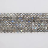 Labradorite Stone Spectrolite Round Loose Beads 7mm