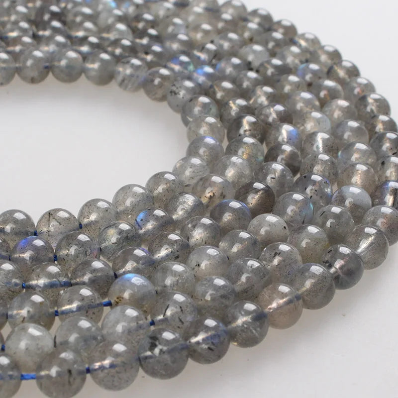Labradorite Stone Spectrolite Round Loose Beads 7mm