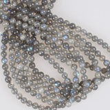 Labradorite Stone Spectrolite Round Loose Beads 7mm