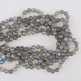 Labradorite Stone Spectrolite Round Loose Beads 7mm