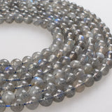 Labradorite Stone Spectrolite Round Loose Beads 7mm