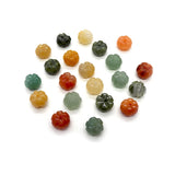 Green Aventurine Agate Stone Pumpkin Beads for Jewelry Making