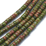 Green Aventurine Unakite Obsidian Stone Beads DIY Bracelet Jewelry