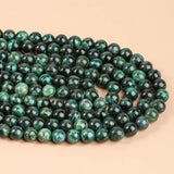 Green Chlorite Round Stone Beads for DIY Jewelry Making 4-12MM