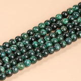 Green Chlorite Round Stone Beads for DIY Jewelry Making 4-12MM
