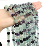 Green Fluorite Round Loose Beads for DIY Jewelry 4/6/8/10/12MM