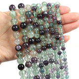 Green Fluorite Round Loose Beads for DIY Jewelry 4/6/8/10/12MM
