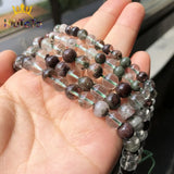 Green Ghost Quartz Round Stone Beads 4/6/8/10mm