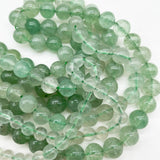 Green Strawberry Quartz Crystal Loose Spacer Beads 6 8 10mm