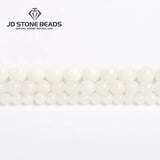 Natural Stone Beads Hetian Jades Gemstone Round Spacer For Jewelry Making
