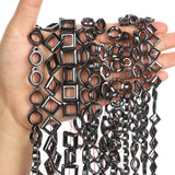 Stone Beads Hematite Donuts Spacer for Jewelry Making DIY