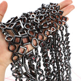 Stone Beads Hematite Donuts Spacer for Jewelry Making DIY
