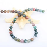Indian Agat Amazonite Unakite Stone Beads 4/6/8/10/12mm