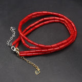 Red Coral Beads 8x10mm-8x12mm DIY Charm Bracelet Necklace