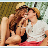 Natural Stone Beads Kit for DIY Couples Distance Bracelet