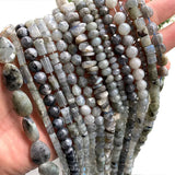 Labradorite Faceted Natural Stone Beads for DIY Bracelet