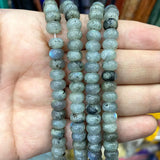 Labradorite Faceted Natural Stone Beads for DIY Bracelet