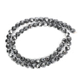 Faceted Hematite Loose Spacer Beads for Jewelry Making 2/3/4/6/8/10MM