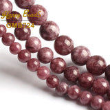 Lepidolite Round Stone Beads 6/8/10mm