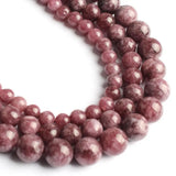 Lepidolite Round Stone Beads 6/8/10mm