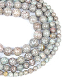 Maifanite Stone Charm Round Loose Beads 4/6/8/10/12 MM