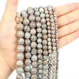 Maifanite Stone Charm Round Loose Beads 4/6/8/10/12 MM