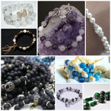 Natural Stone Beads Maotian Jade Round Loose Space Beads 4-12mm