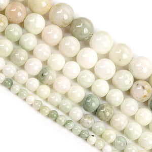 Natural Stone Beads Maotian Jade Round Loose Space Beads 4-12mm