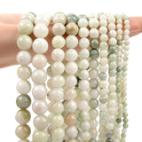 Natural Stone Beads Maotian Jade Round Loose Space Beads 4-12mm