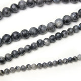 Matte Labradorite Round Beads 15'' Strand 4/6/8/10mm