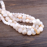 Matte Dull Stripes Agates Stone Beads for Jewelry Making