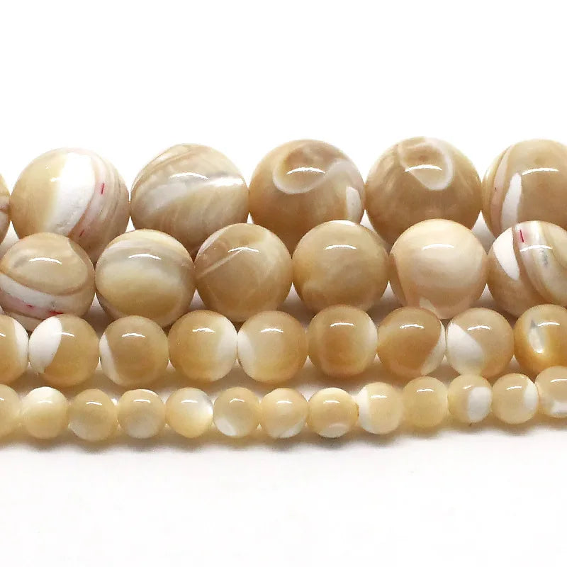 Mixed Striped Agate Natural Stone Beads for Jewelry Making DIY Bracelet Strand