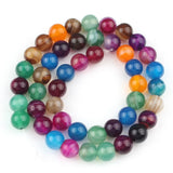 Mixed Striped Agate Loose Beads for DIY Bracelet Strand