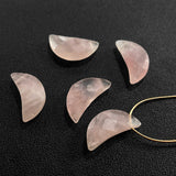 Labradorite Opal Crystal Beads Moon Pendant DIY Jewelry Making