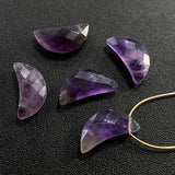 Labradorite Opal Crystal Beads Moon Pendant DIY Jewelry Making