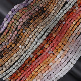 Natural Stone Beads Opal Amazonite Agates Cube Rectangle Irregular Loose Beads