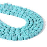 Natural Stone Beads Opal Amazonite Agates Cube Rectangle Irregular Loose Beads
