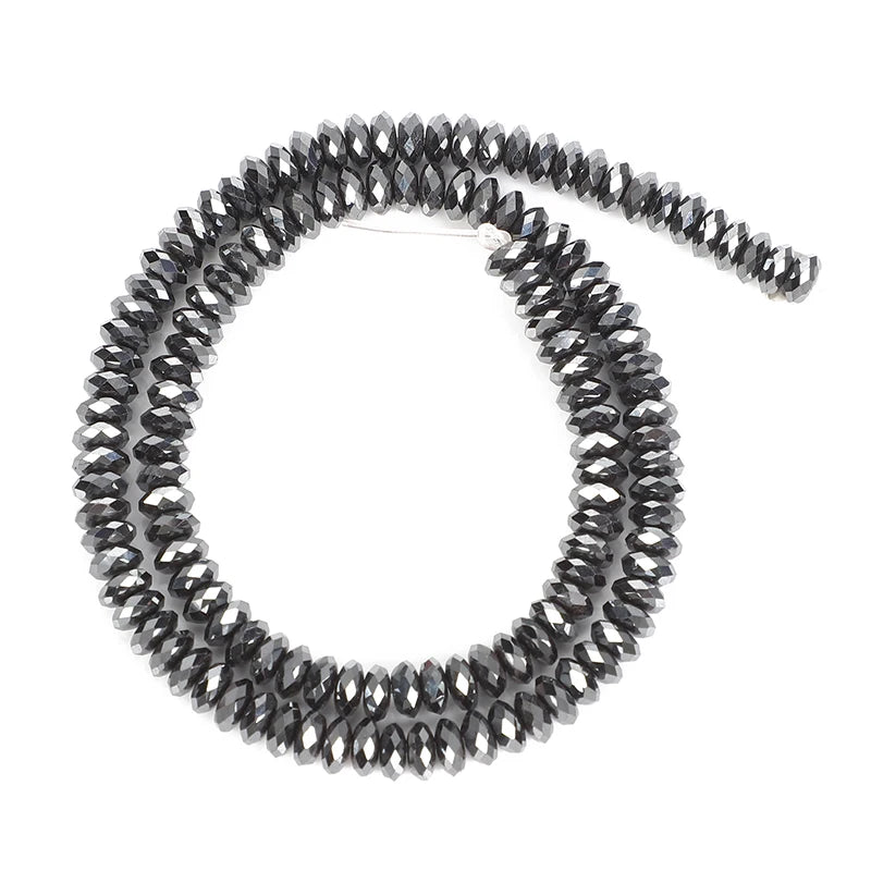 Oval Hematite Loose Spacer Beads 3-12MM