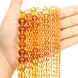 Natural Stone Beads Piezo Citrin Crystal Quartz Charm Loose Beads Jewelry Making
