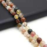 Rainbow Rutilated Quartz Loose Beads for DIY Jewelry Making
