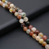 Rainbow Rutilated Quartz Loose Beads for DIY Jewelry Making