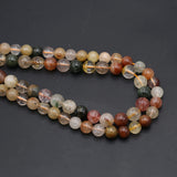 Rainbow Rutilated Quartz Loose Beads for DIY Jewelry Making