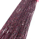 Natural Red Garnet Stone Beads for DIY Jewelry Making