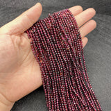 Natural Red Garnet Stone Beads for DIY Jewelry Making