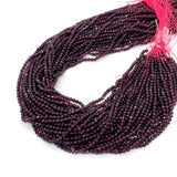 Natural Red Garnet Stone Beads for DIY Jewelry Making
