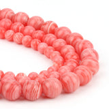 Red Lace Agate Rhodochrosite Beads for DIY Jewelry